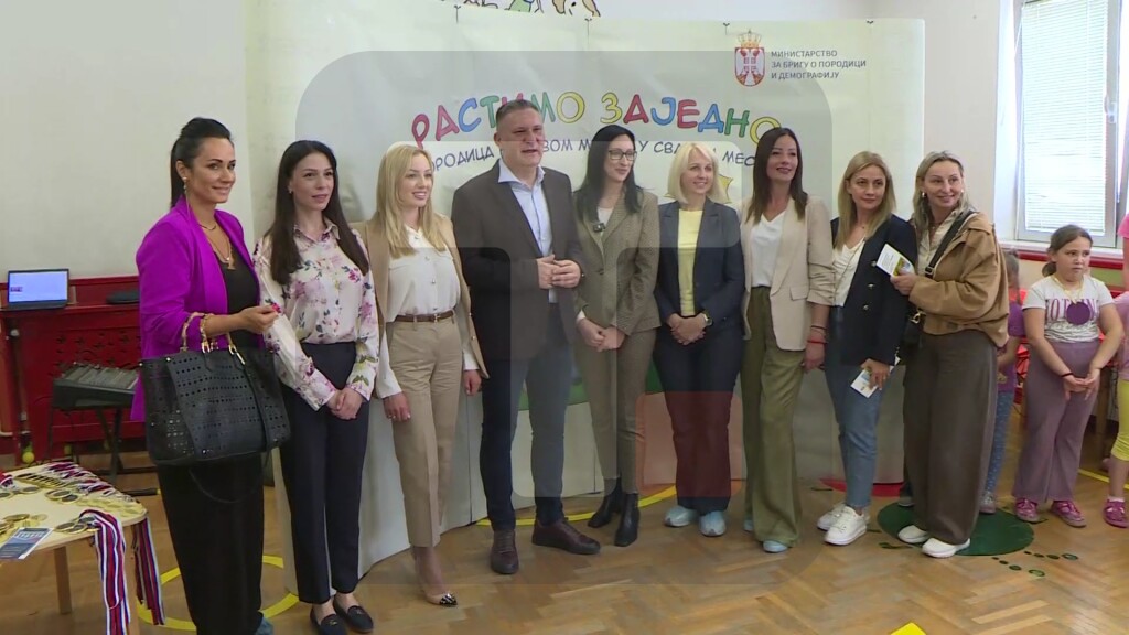 Žarić Kovačević sa karavanom Rastimo zajedno posetila zvezdarski vrtić Zvončica
