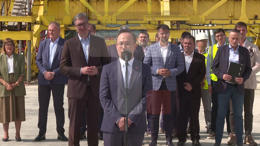 Li Ming: Most je veličanstven, podseća me na dirljivu posetu predsednika Vučića NR Kini od pre tri nedelje