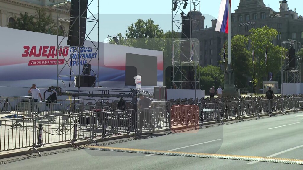 Pripreme za skup “Srbija – jedna porodica”