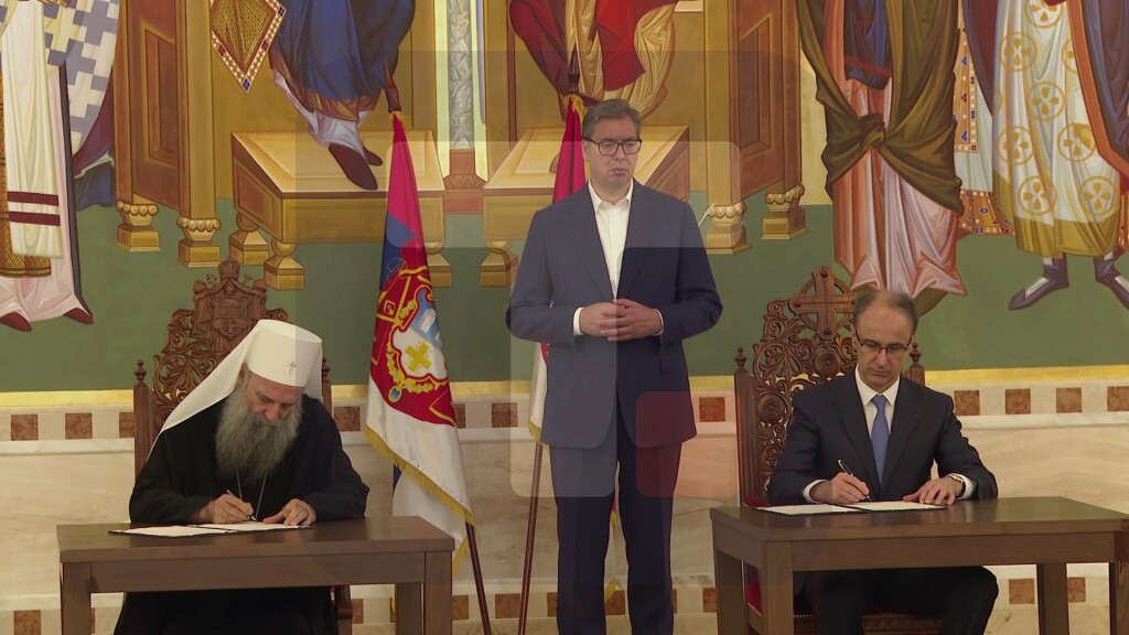 Potpisan Ugovor za obezbeđivanje sredstava za završne radove na Hramu Svetog Save