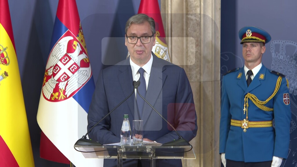 Vučić: Danas su Španija i Srbija ujedinjene u istoj boli, to je veza koju ne može da raskine ni vreme ni razdaljina