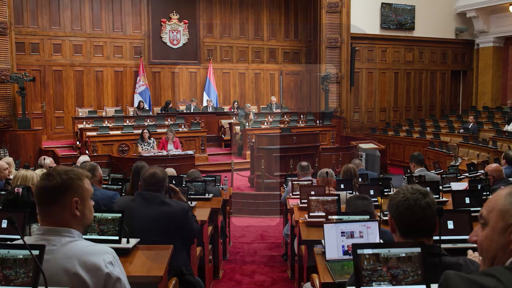 Nastavljeno vanredno zasedanje Skupštine Srbije