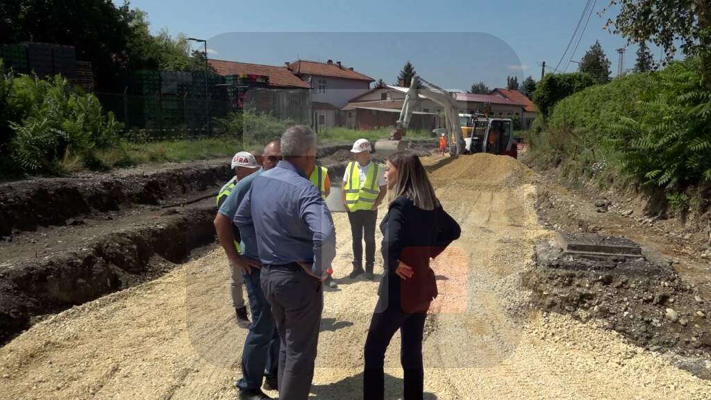 Mesarović posetila infrastrukturne radove na unapređenju poslovne zone u Železničkoj ulici u Zaječaru