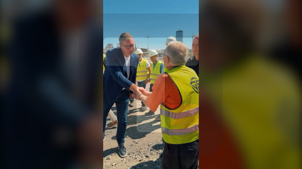 Vučić obišao gradilište Starog savskog mosta
