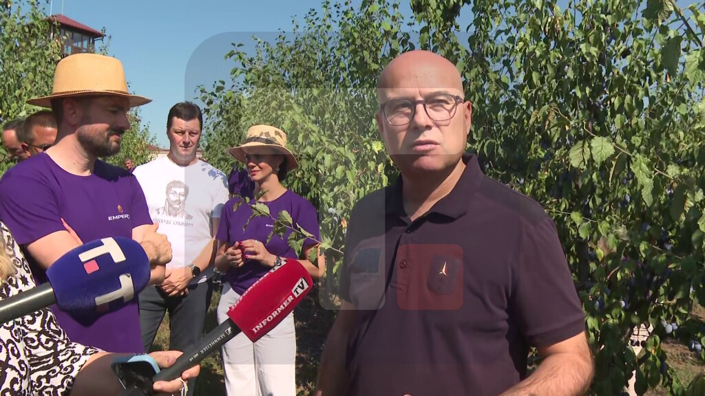 Vučević: Ovo je priča o odnosu čoveka i prirode, mnogo porodica radi u ovom voćnjaku