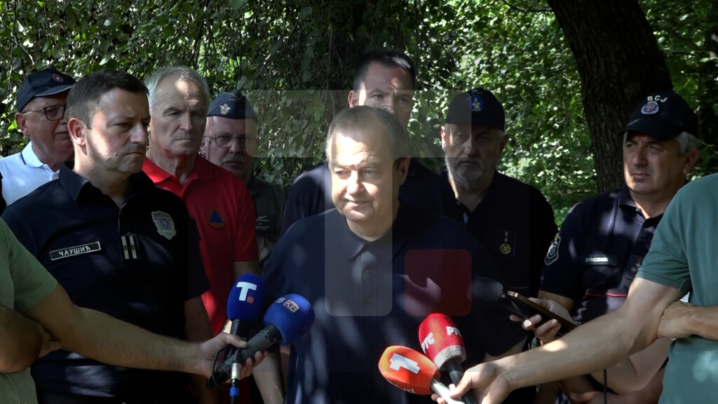 Dačić: Teren je izuzetno nepristupačan