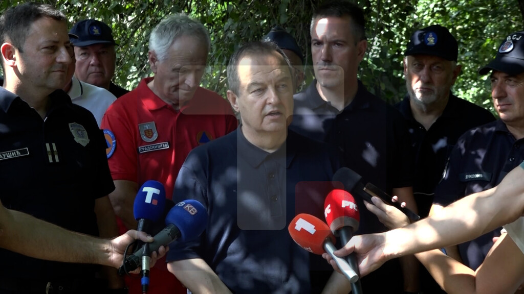 Dačić: Ovih nekoliko požara u ovom kraju su verovatno nastali od istog uzroka