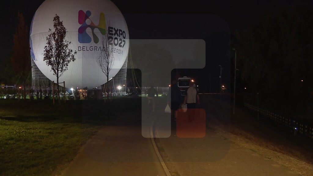 Snimanje panoramskog balona (EXPO) koji će biti napunjen helijumom