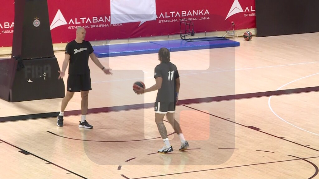 Trening KK Partizan uoči gostovanja Real Madridu u Evroligi